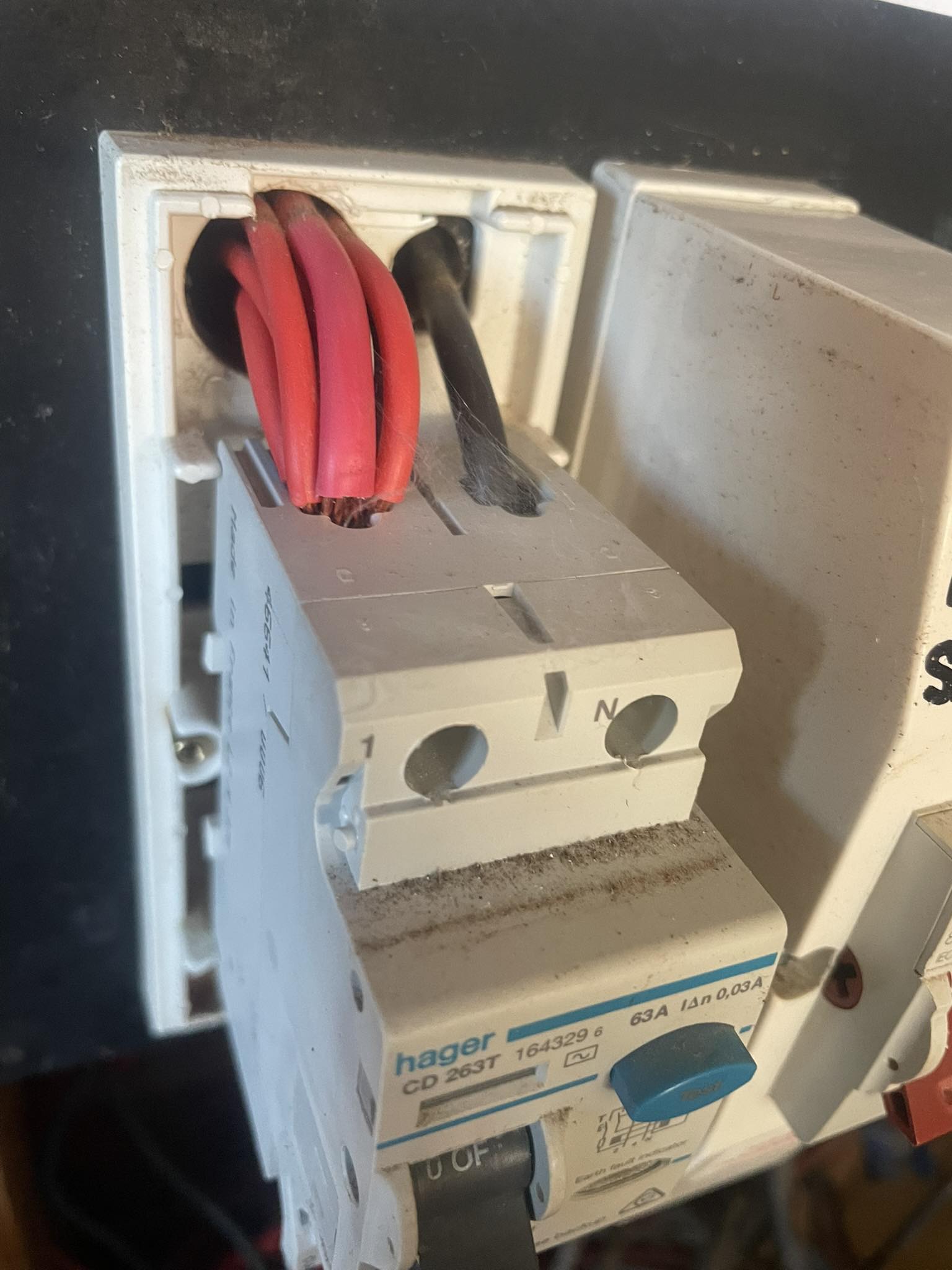 RCD fault repair